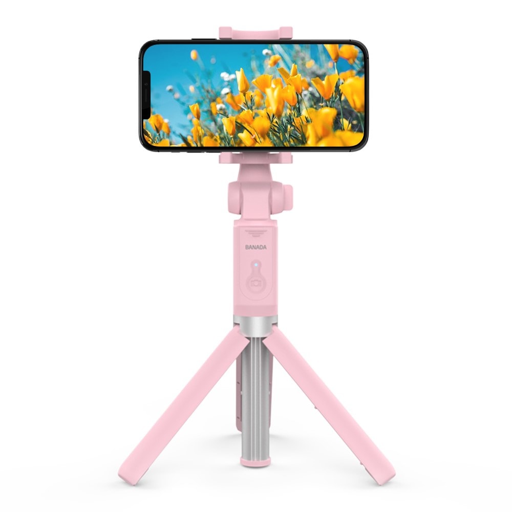 （TF020）バナだアルミのBluetooth三脚自撮り棒/韓国発送