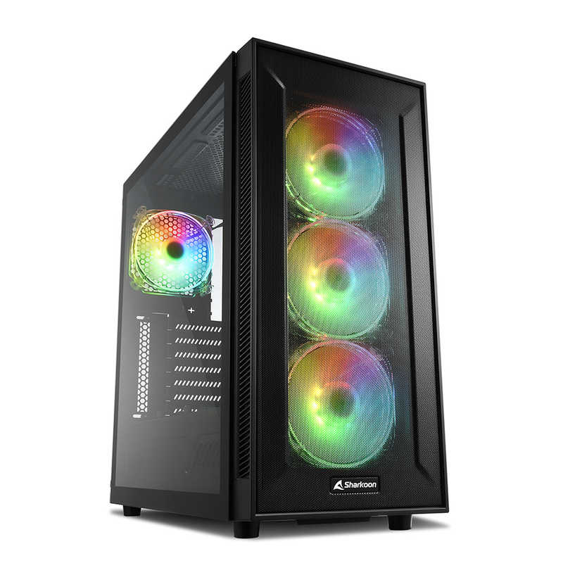 SHARKOON　PCケース TG6M RGB ブラック　SHA-TG6MRGB