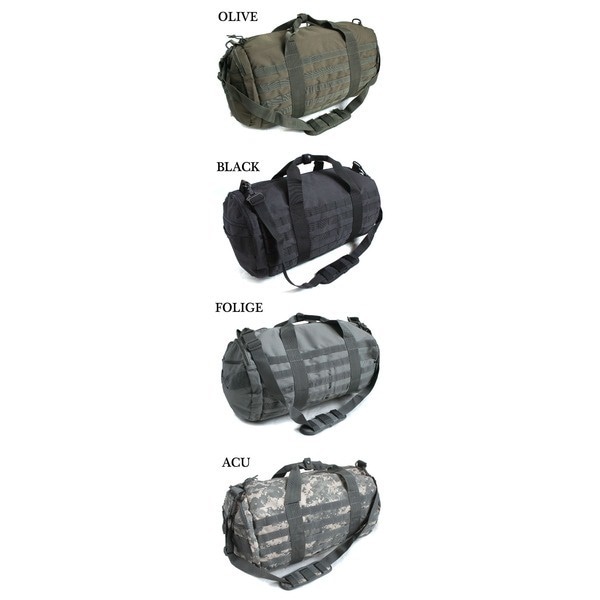 アメリカ軍 2WAYボストンバッグ/鞄 42 L モール対応/ウレタン素材入り BH055YN ブラック レプリカ