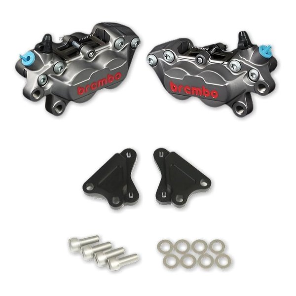 4PキャリパーKIT bremboキャスティング TI WQ25-10063BK