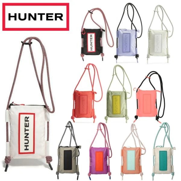 ハンター バッグ ポーチ メンズ レディース トラベル リップストップ リサイクル ナイロン フォンポーチ UBP1514NRS 1514 HUNTER