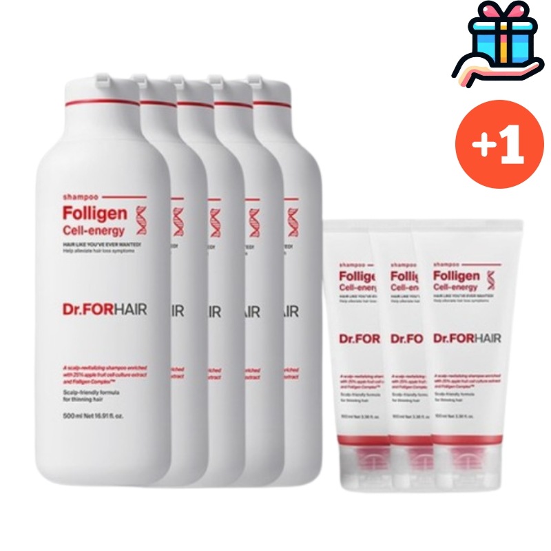 [大容量企画セット4+1]ポリジェン セル エネルギー シャンプー 500ml x 5個 + 100ml x 3個 / 総 2.8L 韓国人気 BEST 脱毛 ヘアケア 頭皮ケア 髪 ボリューム 敏感 8,804円