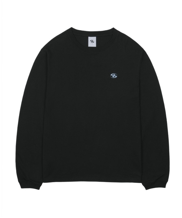 【SANSANGEAR】 25FW LOGO LONG SLEEVES : BLACK