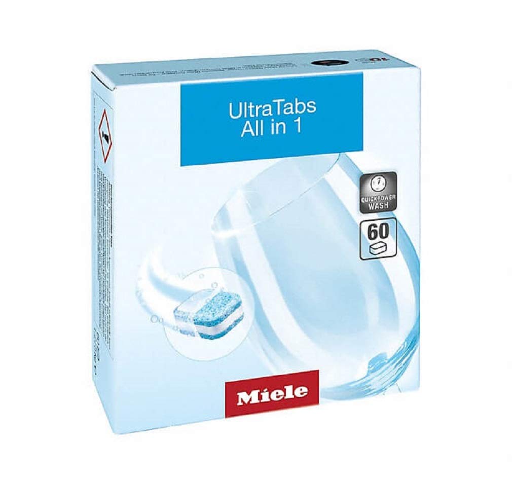 Qoo10最安値挑戦 Miele (ミーレ) 食器洗い機用タブレット洗剤 UltraTabs All in 1 (60粒入) [並行輸入品]
