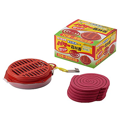 他サイト： コダマ パワー森林香 10巻 携帯防虫器セット 屋外専用 アウトドア農作業の商品画像