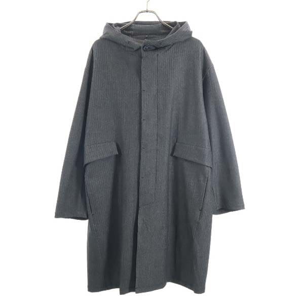 未使用 アウトラスト コート M グレー フード ジャケット メンズ
