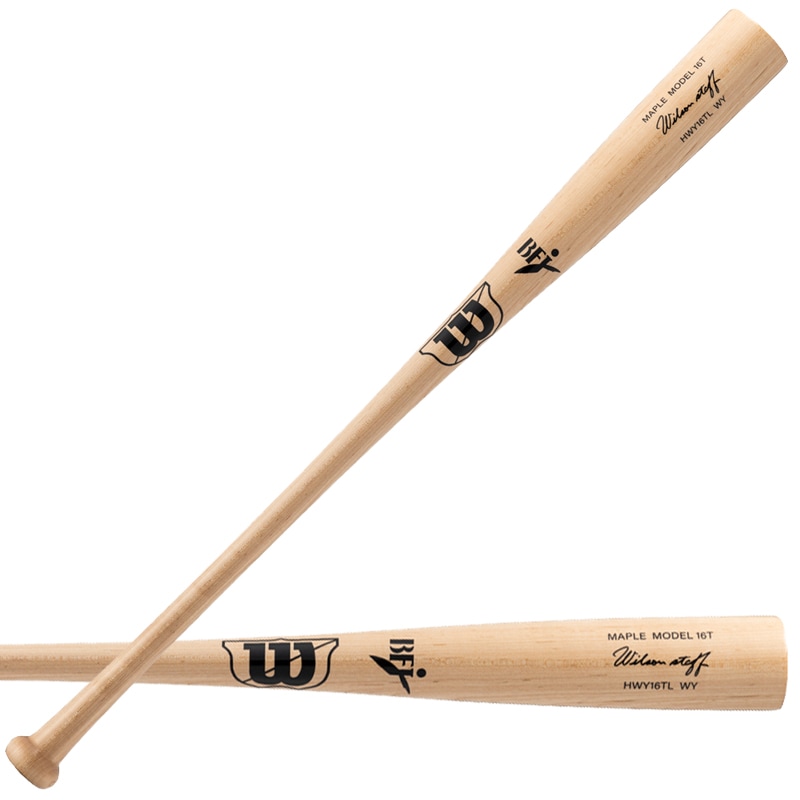 ウィルソン WILSON 硬式木製バット ウイルソンスタッフ 16T型 HWY16TL くり抜きなし 野球 硬式 バット BFJ 25SS(WBW2008010)
