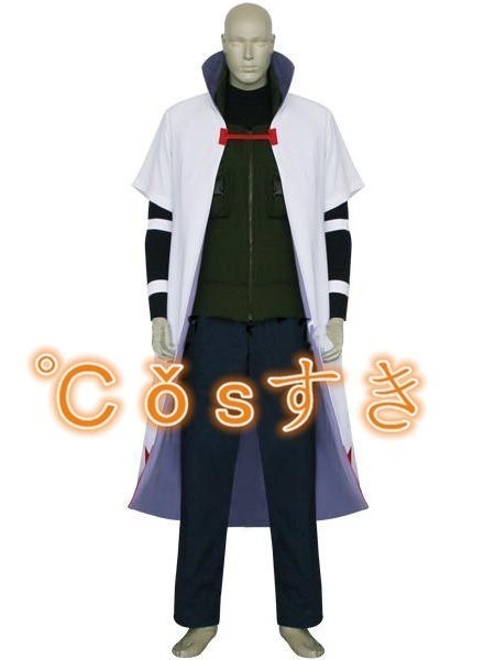 【新品開催 】NARUTO ナルト 四代目火影 よんだいめほかげ コスプレ衣装 COS 高品質 新品 Cosplay アニメ コスチューム