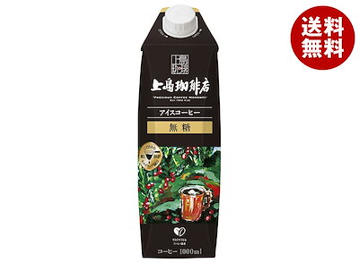 他サイト： UCC 上島珈琲店 アイスコーヒー 無糖 1000ml紙パック＊12本入の商品画像