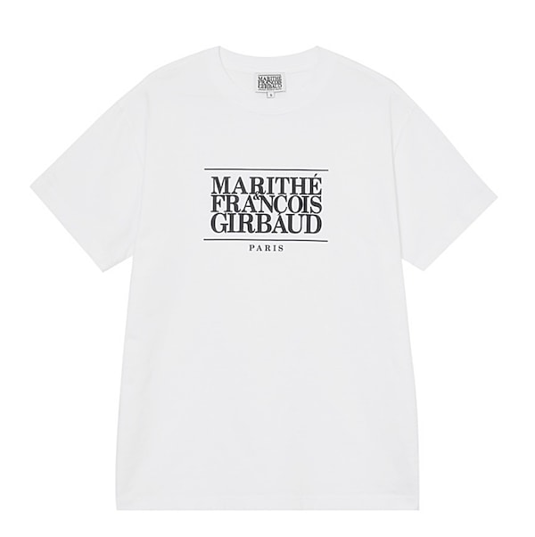 MARITHE チャ・ウヌ着用 CLASSIC LOGO COLOR POINT TEE Tシャツ Qoo10 マリテフランソワジルボー チャウヌ 着用 CLASSIC ロゴ 半