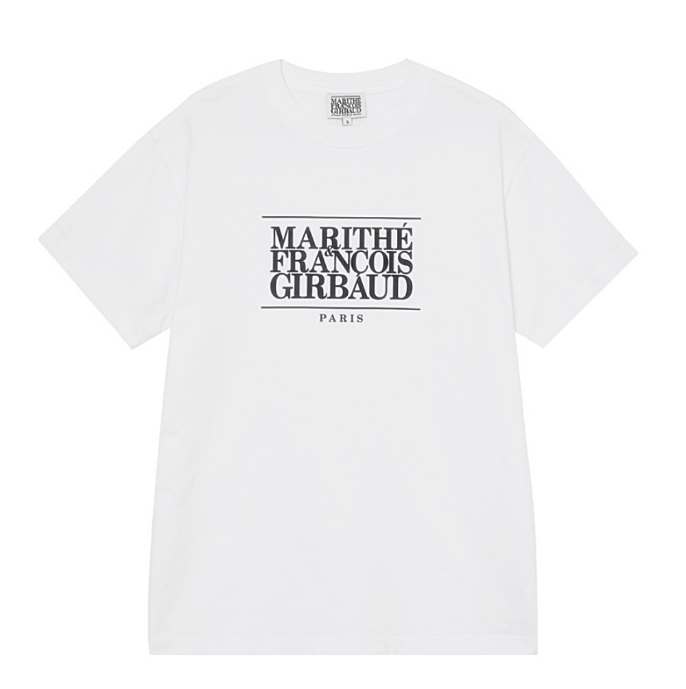 MARITHE チャ・ウヌ着用 CLASSIC LOGO COLOR POINT TEE Tシャツ Qoo10] マリテフランソワジルボー チャウヌ 着用 CLASSIC LOGO