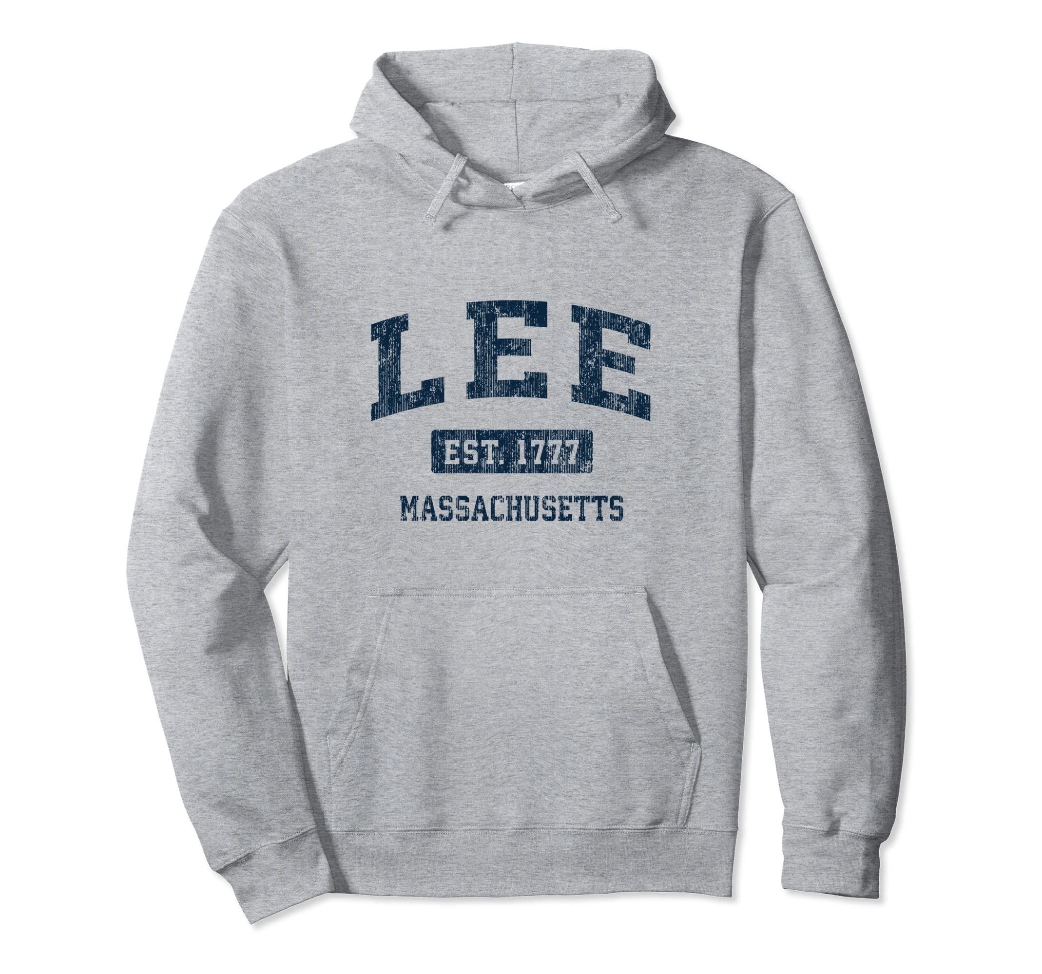 Lee Massachusetts MA ビンテージ スポーツデザイン ネイビー パーカー