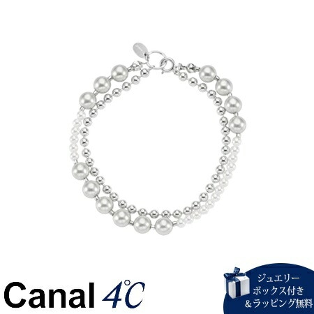 4cc517320【送料無料】【ラッピング無料】カナルヨンドシー Canal 4℃ カナル4℃ シルバー ブレスレット 樹脂パール ブランド 正規品 新品 ギフト プレゼント 人気 おすすめ 誕生日