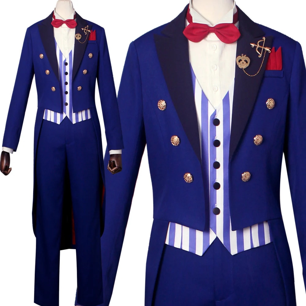 ツイステッドワンダーランド ツイステ 幽冥結婚式 ルークハント Rook コスプレ衣装 コスチューム 仮装 変装 スーツ生地で高級感溢れる