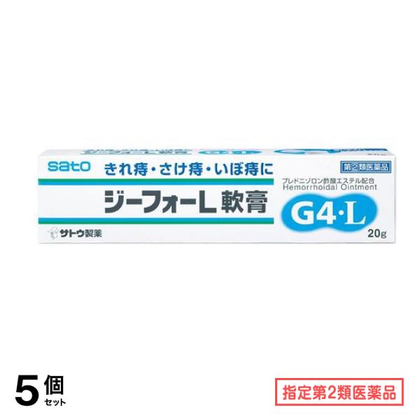 指定第２類医薬品 ジーフォーL軟膏 20g 5個セット