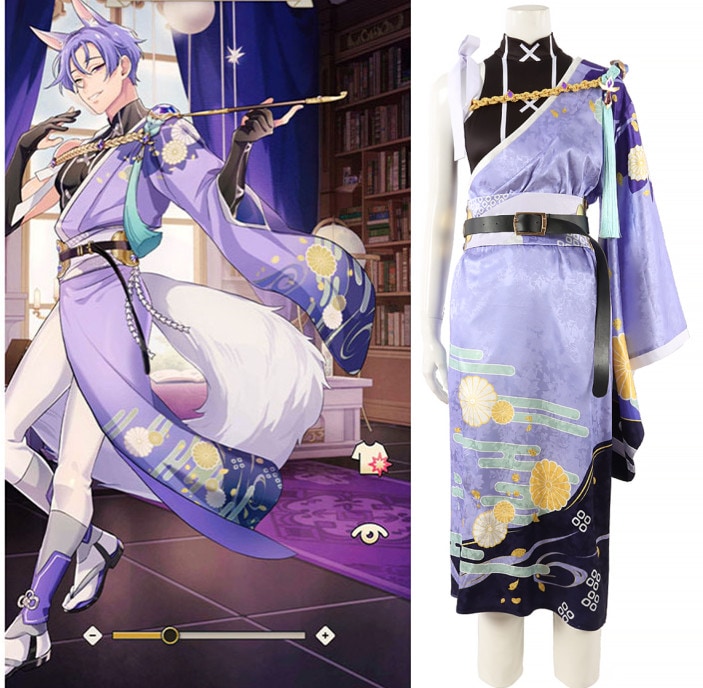 NU: カーニバル SR 神秘の妖狐 玖夜 コスプレ衣装 コスチューム