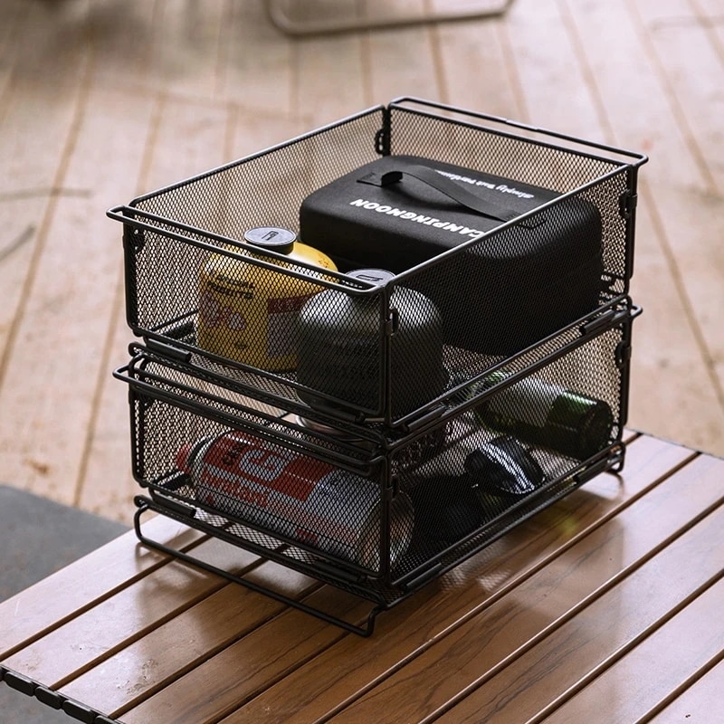 折りたたみ式浄水器バスケット,収納ボックス,ポータブル,屋外,キッチンアクセサリー,テーブル,キャンプ,1ユニット