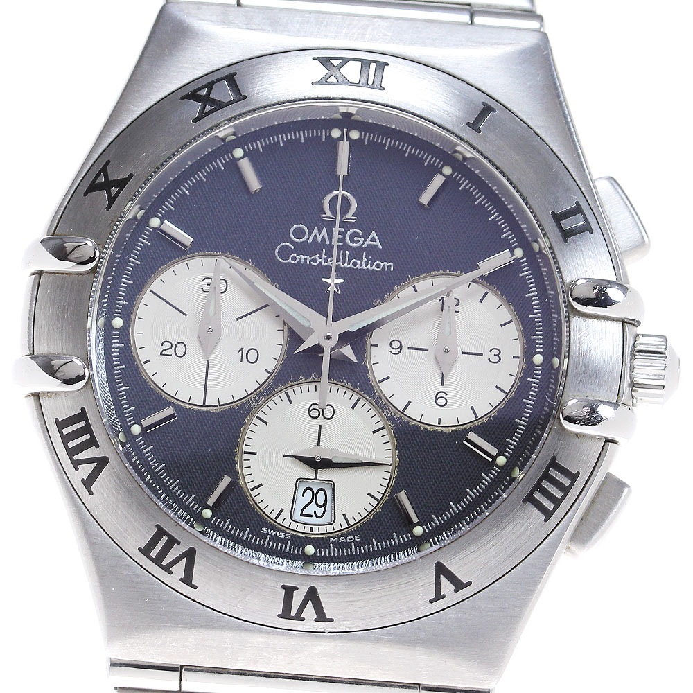 オメガ OMEGA 1542.40 コンステレーション クロノグラフ デイト クォーツ メンズ _848866【中古】