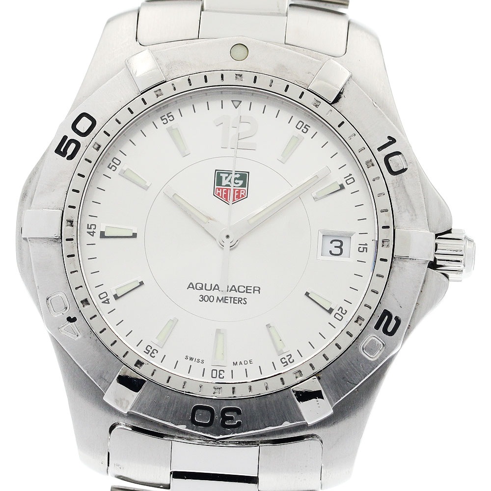 タグホイヤー TAG HEUER WAF1112 アクアレーサー デイト クォーツ メンズ _938806【中古】