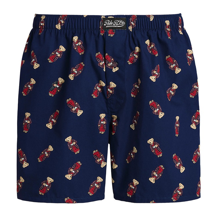 PRINTED WOVEN ボクサーショーツ [フォール・ロイヤル/フォール・モーニング・ローブ・ベア]【R3B2RL-ABSV】