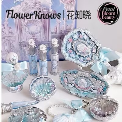 FLOWER KNOWS【新作登場 正規品】コスメセット/シェルパールシリーズセット/貝殻/誕生日プレゼント/記念日プレゼント/アイシャドウ+チーク+リップ+パウダー+香水