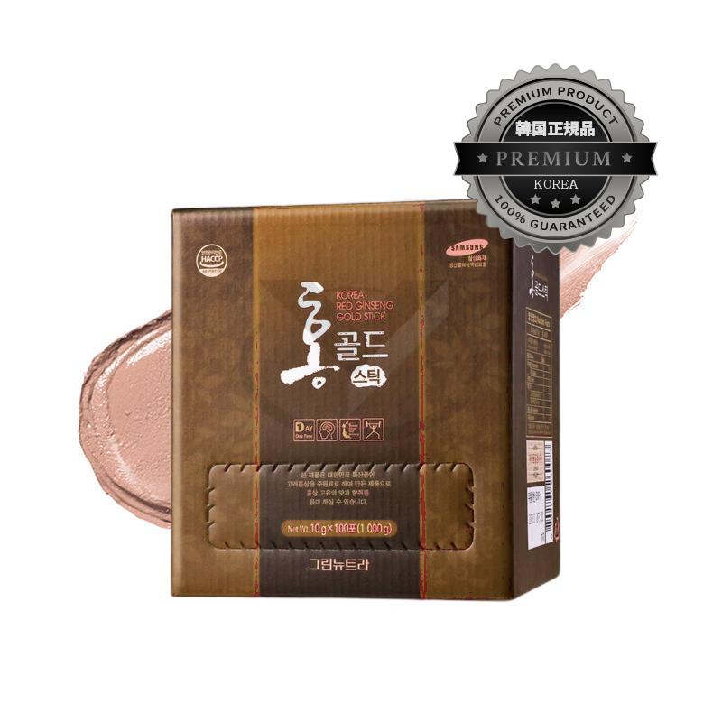 ホンゴールド6年根真液紅参スティック紅参錠10ml 100包1000g