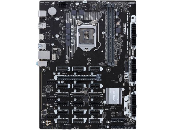 ASUS B250 MINING EXPERT LGA 1151 Intel B250 HDMI SATA 6Gb/s USB 3.1 ATX Intel Cryptocurrency Mining
