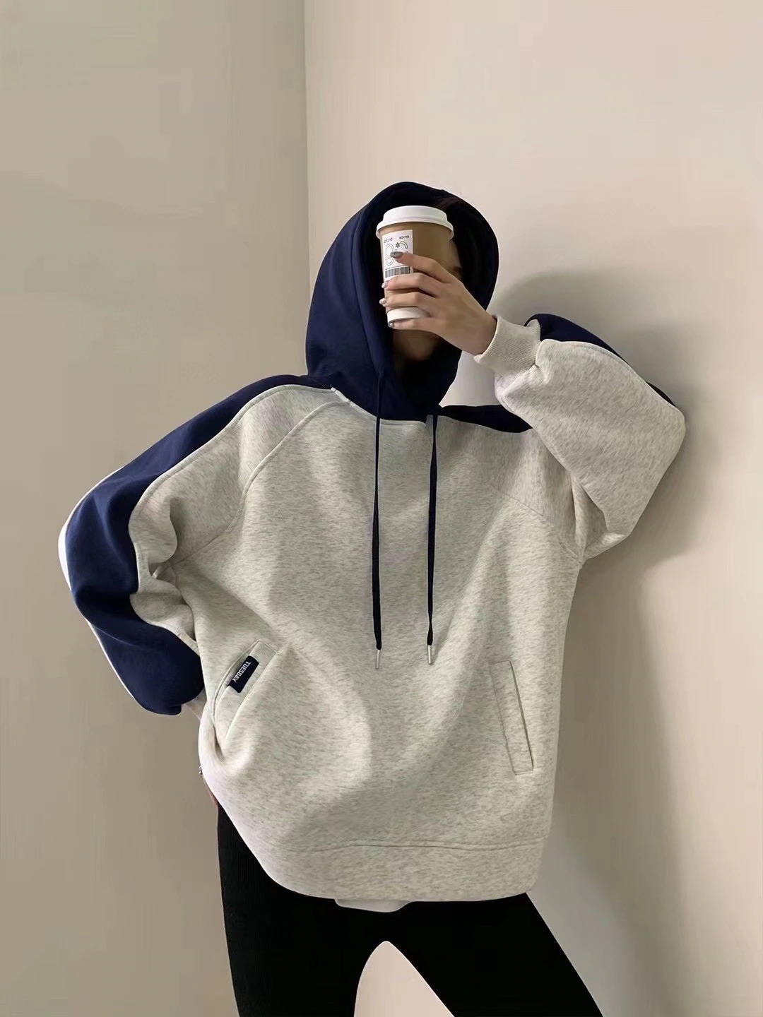 スウェット フード付きスウェット ゆったりトップス 秋冬新作大きいサイズジャケット レディース カジュアル 百掛け カップル 高級感 カップル日系 韓国ファッション