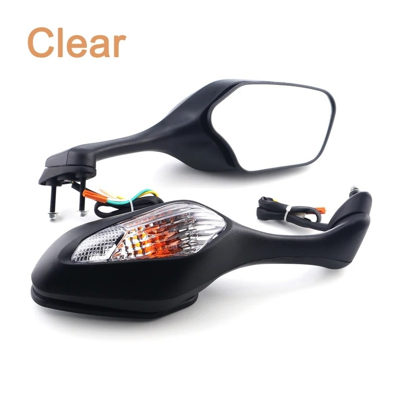 ホンダ用バックミラーcbr1000rrr 2008-2016/vfr1200 2010-2012 シグナルライト付き Clear Lens