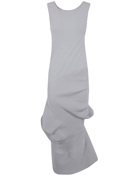 ISSEY MIYAKE Women Long Skirts IM46KH798 11 LIGHT GRAY