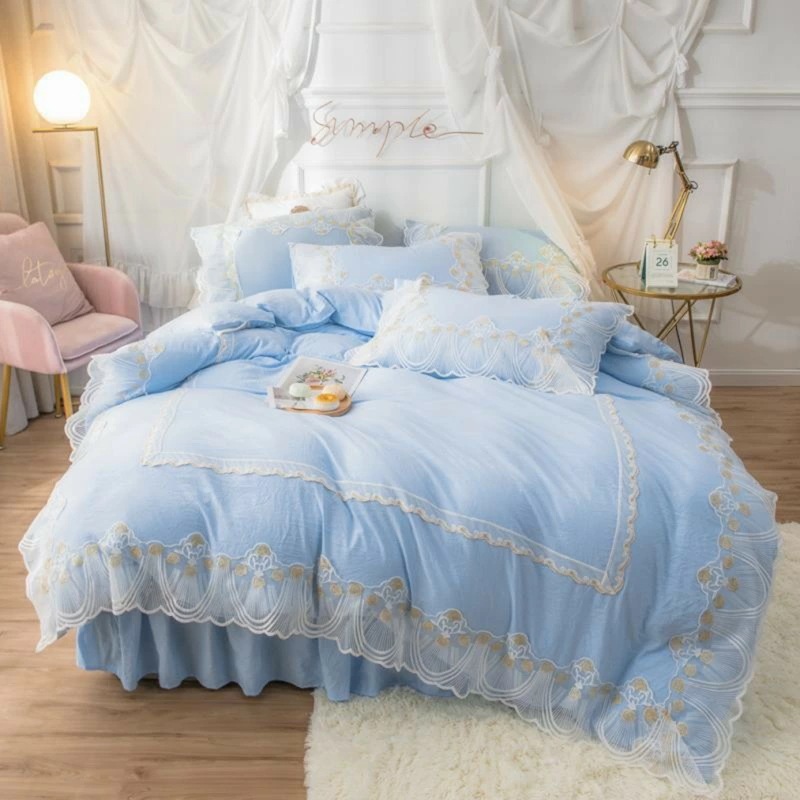姫系 春 掛け布団カバー 3点 4点セット ベッドシーツ シングルサイズ 寝具カバーセット 枕カバー ベッドスカート ベッド用 可愛い フリル付き ピローケース 無地 掛け布団カバー フラットシーツ