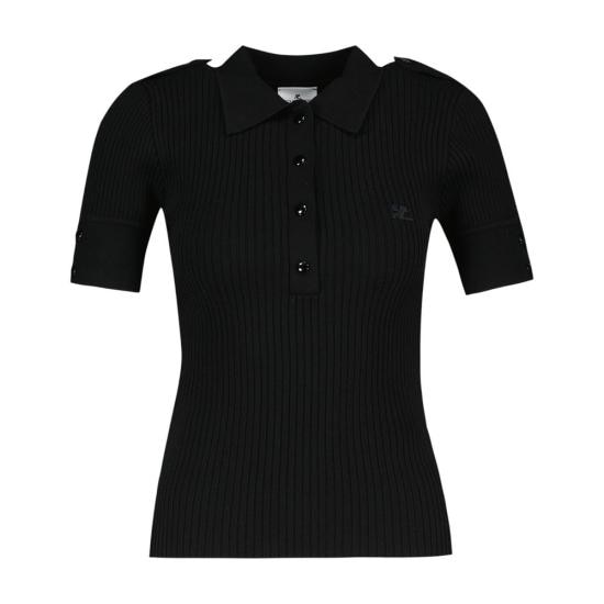 COURREGES Women Clothing 326MPO071FI0001 9999 black