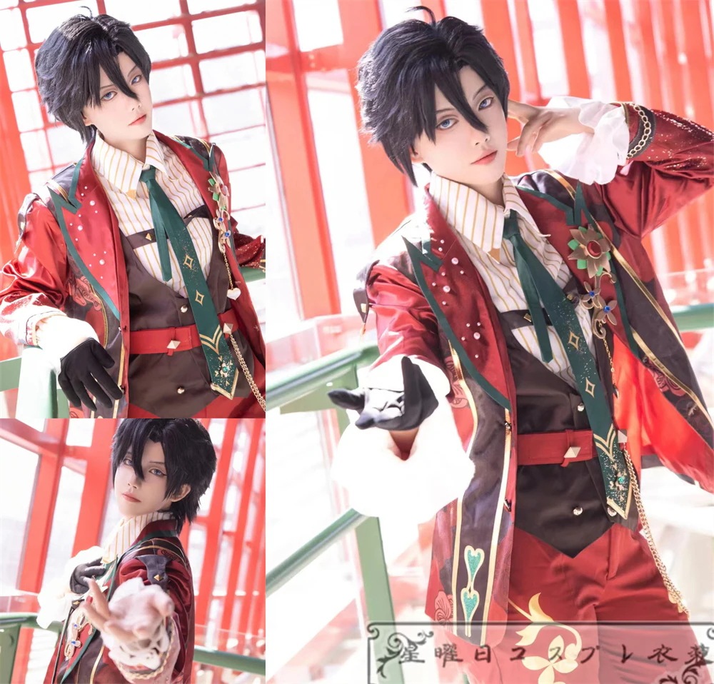 ES あんさんぶるスターズ 贈り物子供たちのためのXday！氷鷹北斗 明星スバル 遊木真 衣更真緒 コスプレ衣装 コスチューム 变装 仮装