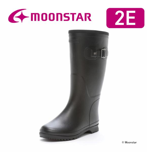 ムーンスター レインブーツ 軽い 防滑 長靴 雨靴 レディース ウィンター シューズ 靴 履きやすい moonstar MF FG17RL ブラック [2024年秋冬新作] 9月6日発売 6,078円