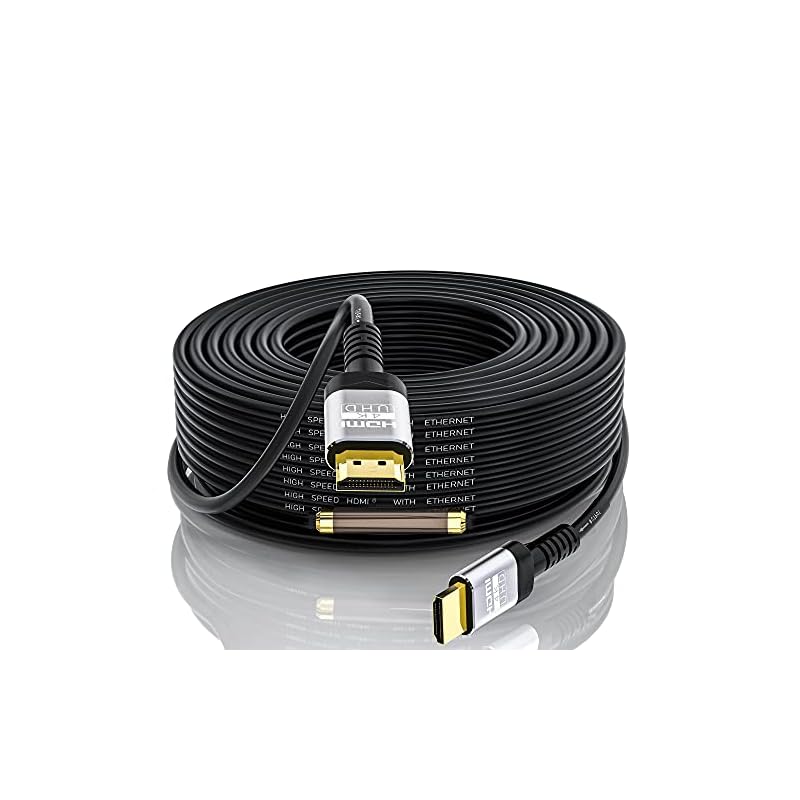 イコライザー付き 4k HDMIケーブル 25m ,ハイスピード hdmi2.0 ケーブル & 4K 60hz 2K 1080P 3D HDCP2.2 イーサネット ARC(オーディオリターンチャンネ