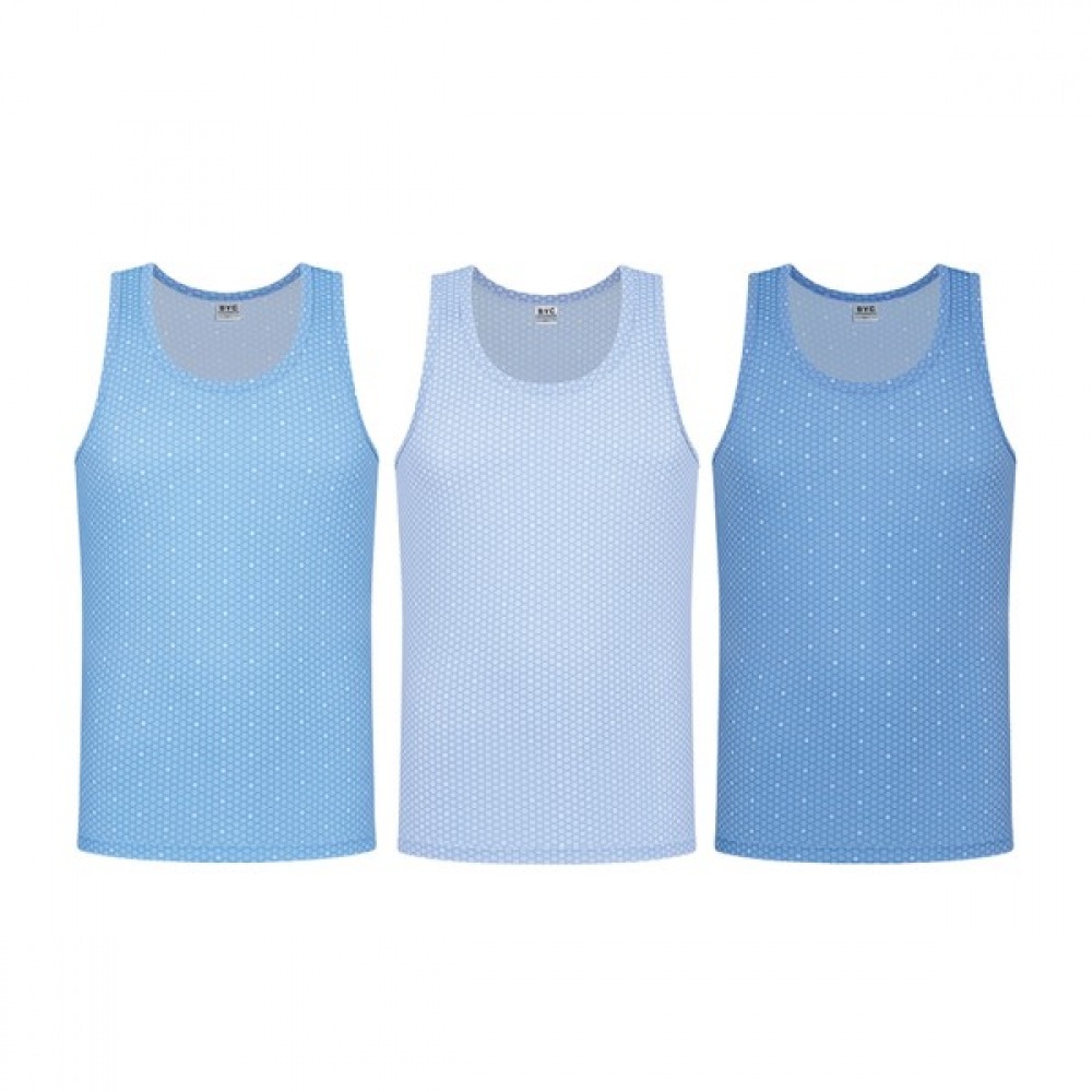 (BYC) メンズランニング (3 シート) MCF2149