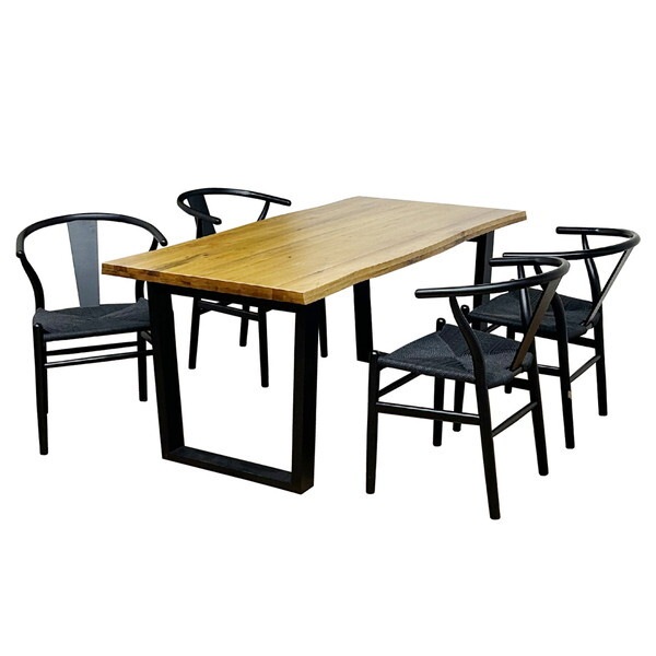 後藤家具物産 VT-01-180-5-BKBK ダイニングテーブル 5点セット メーカー直送