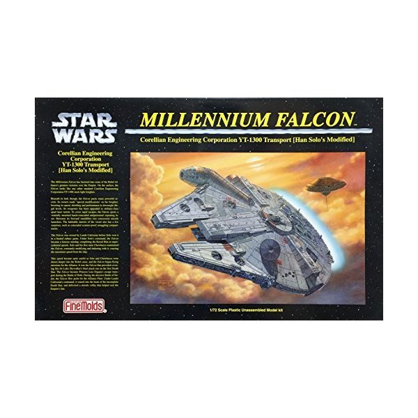 Star Wars Millennium Falcon Japanese Collectible 1/72-Scale Model Kit [Toy] 並行輸入品