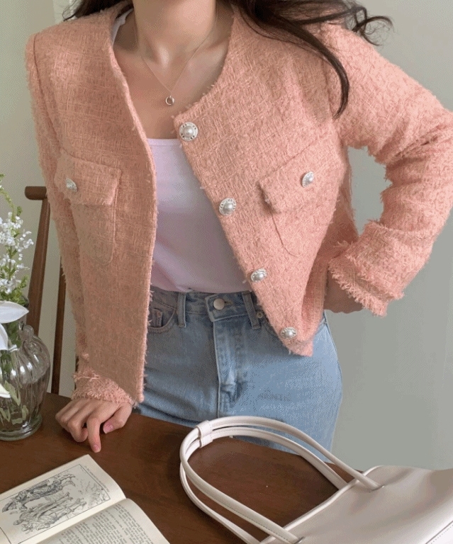 リリー ツイード ジャケット