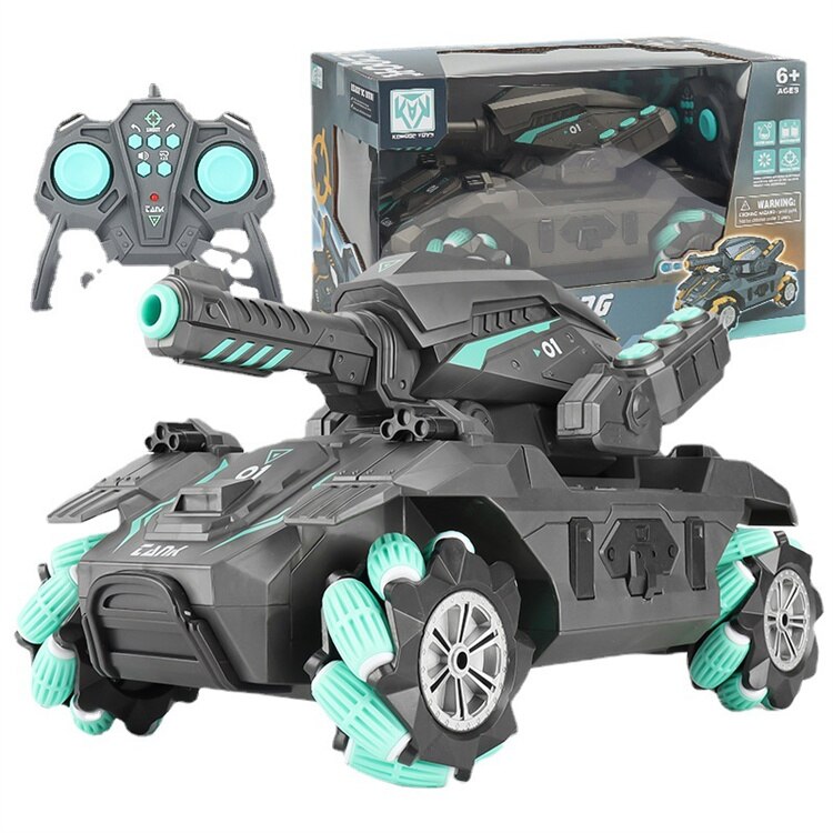 RC 特技戦車 タンク チャリオット ラジコンカー 2.4Ghz無線操作 シミュレーション戦車モデル 子供用おもちゃ 人気 プレゼント