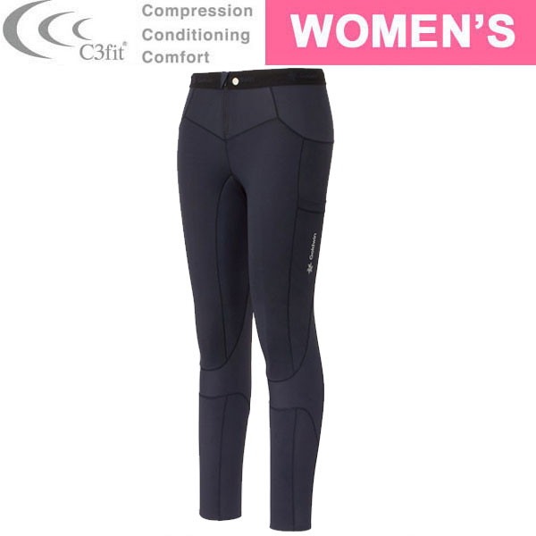 C3fit シースリーフィット フォーカスサポートロングタイツ GCW14158 レディース アンダーウェア UVカット
