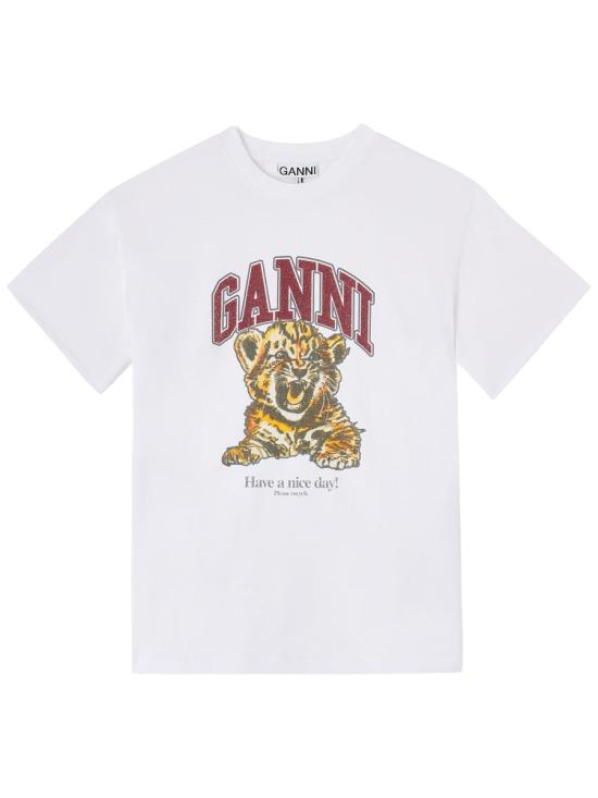 GANNI Women Tops A1050060 151 WHITE