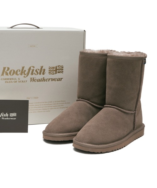 ROCKFISH WEATHERWEAR公式 ムートン ORIGINAL WINTER BOOTS MIDDLE(8inch) 2 colors