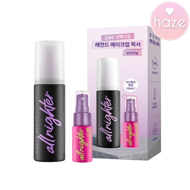 [大容量] オールナイター セッティングフィクサー 118ml＋ミニ 15ml / オリジナル ヒアルロニック / メイクフィクサー / フィクサー / ミスト