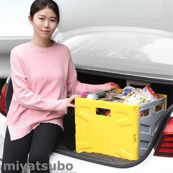 収納ボックス プラスチック 折りたたみ 大容量 スタッキングボックス 蓋付き 折り畳み 移動可能 輪収納用品