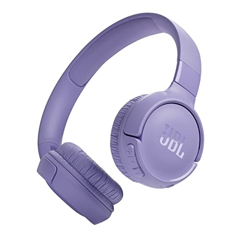 JBL TUNE 520BT Bluetoothヘッドホン 密閉型/最大約57時間連続再生/オンイヤー/USBタイプC充電/マルチポイント/JBLアプリ対応 パープル JBLT520BTPUR