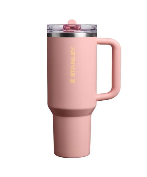 【STANLEY】 QUENCHER PRO TOUR FLIP STRAW TUMBLER 1.18L PEACH ROSE タンブラー 正規品