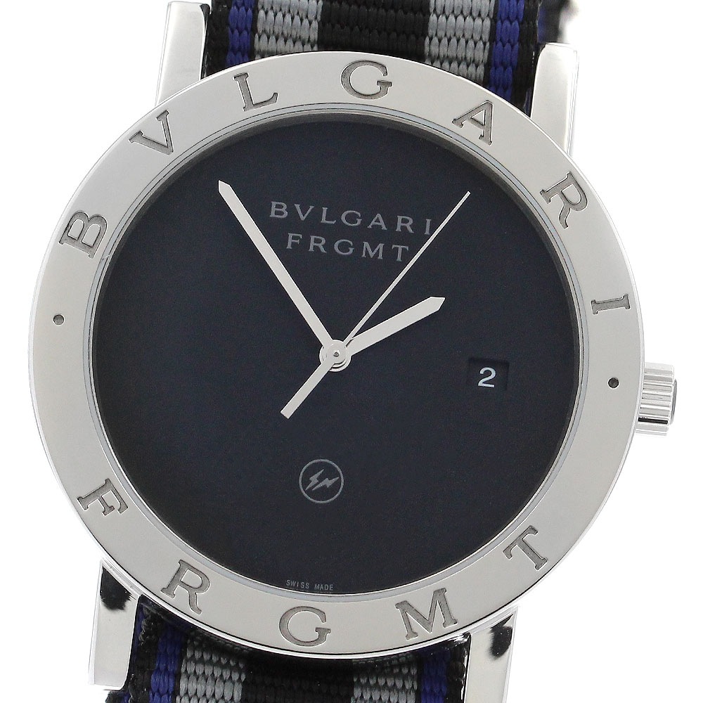 ブルガリ BVLGARI BB41S ブルガリブルガリ フラグメント デイト 自動巻き メンズ 美品 _901368【中古】