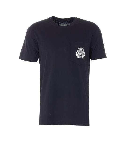 DOLCE & GABBANA Men T-Shirts G8RA2Z G7PZEN0000 Black