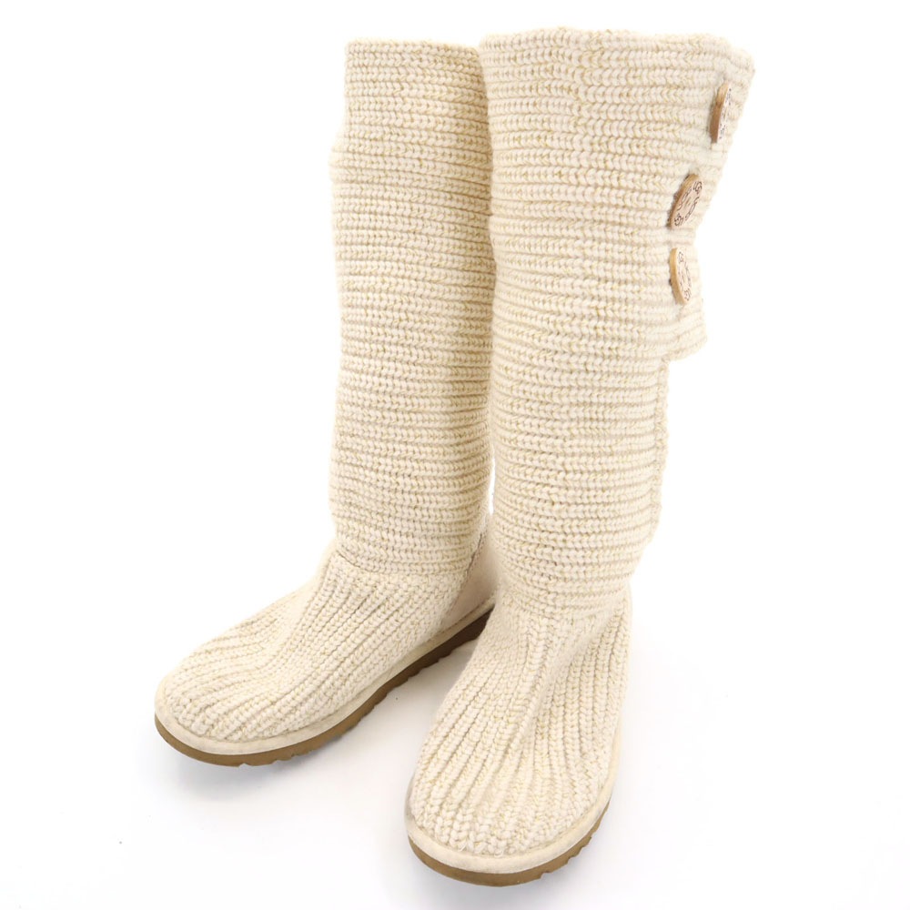 ニット ブーツ 23 アイボリー 1876 レディース 古着その他 ブーツ・ブーティー